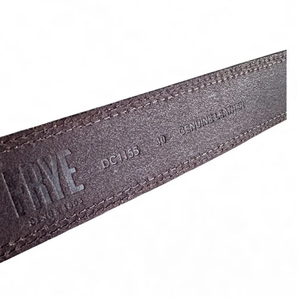 FRYE 35 MM PULL UP LEATHER BELT BROWN 40 NWOT
